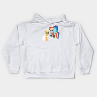 Appledash as Future Catradora Kids Hoodie